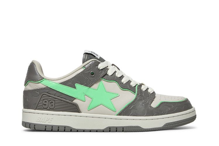 BAPE Sk8 Sta 'Grey Green'