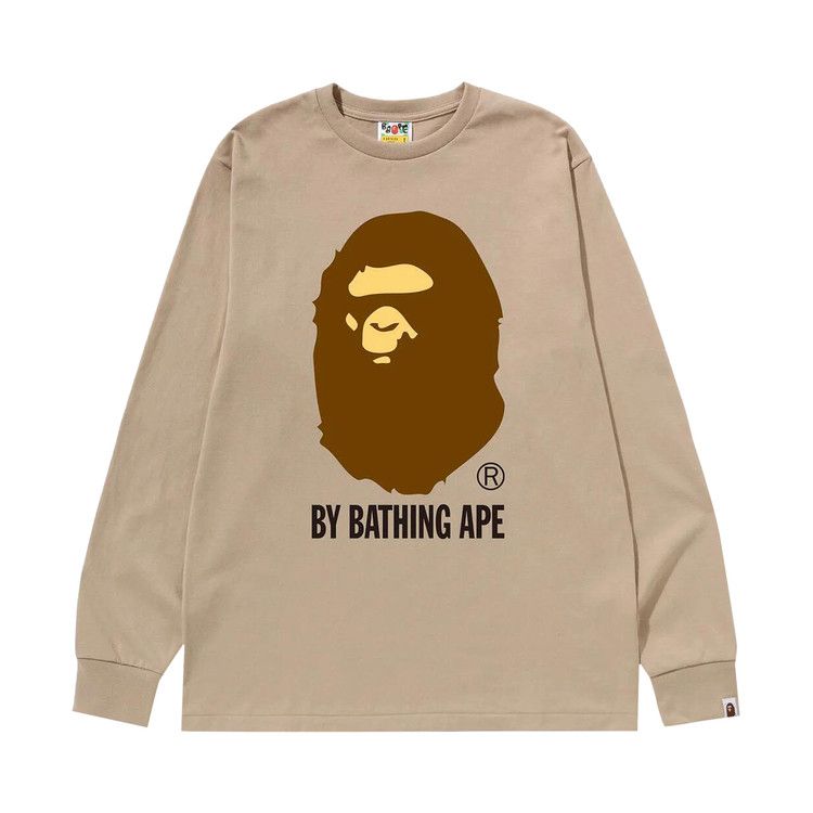 BAPE By Bathing Ape Long-Sleeve Tee 'Beige'
