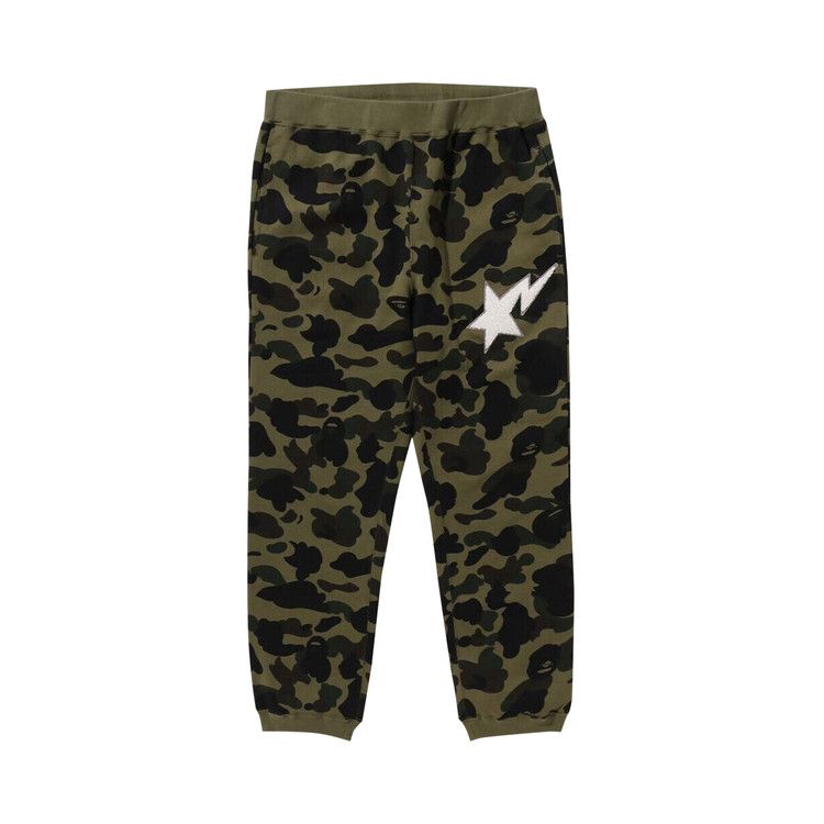 BAPE 1st Camo Sweatpants 'Green'