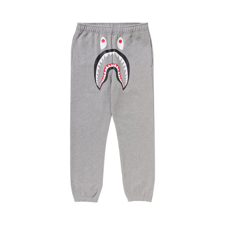 BAPE Shark Regular Fit Sweatpants 'Grey'