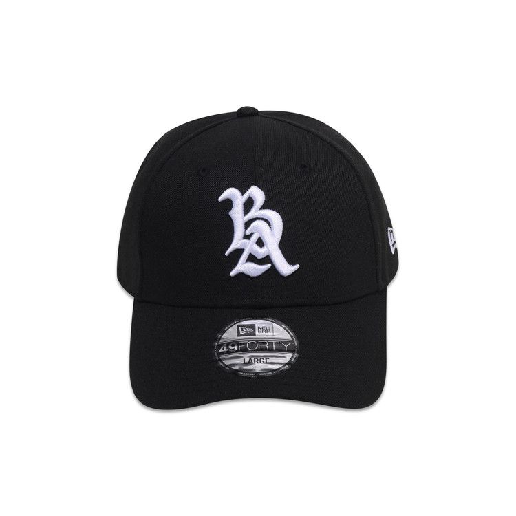 BAPE Baseball Logo New Era 49FORTY Cap 'Black'
