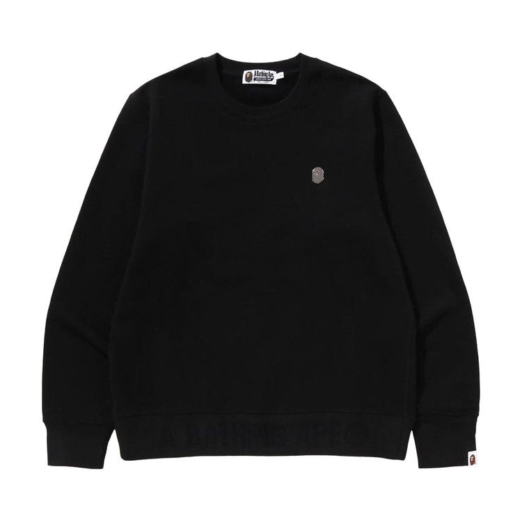 BAPE One Point Crewneck Sweatshirt 'Black'