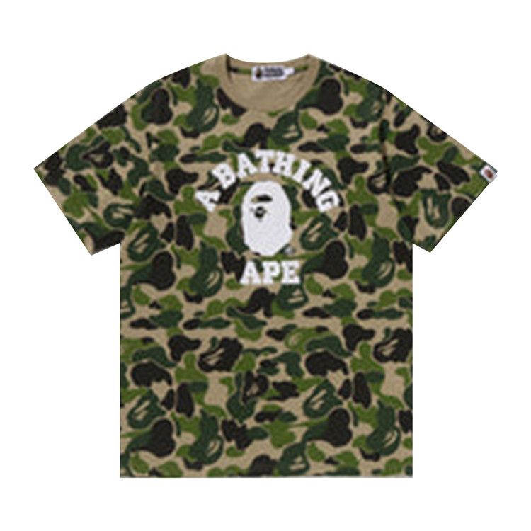 BAPE ABC Camo College Tee 'Green'