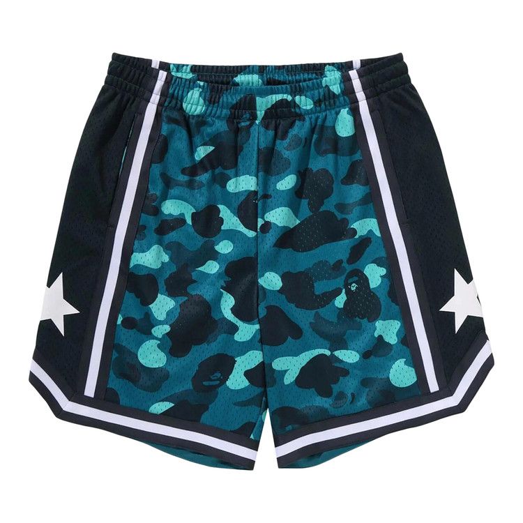 BAPE Color Camo Mesh Relaxed Fit Shorts 'Green'