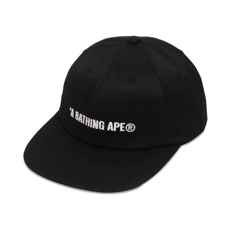 BAPE Logo Panel Cap 'Black'
