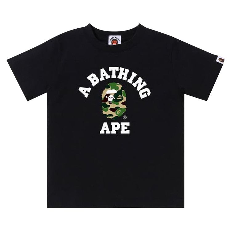 BAPE Abc Camo College Tee 'Black Green'