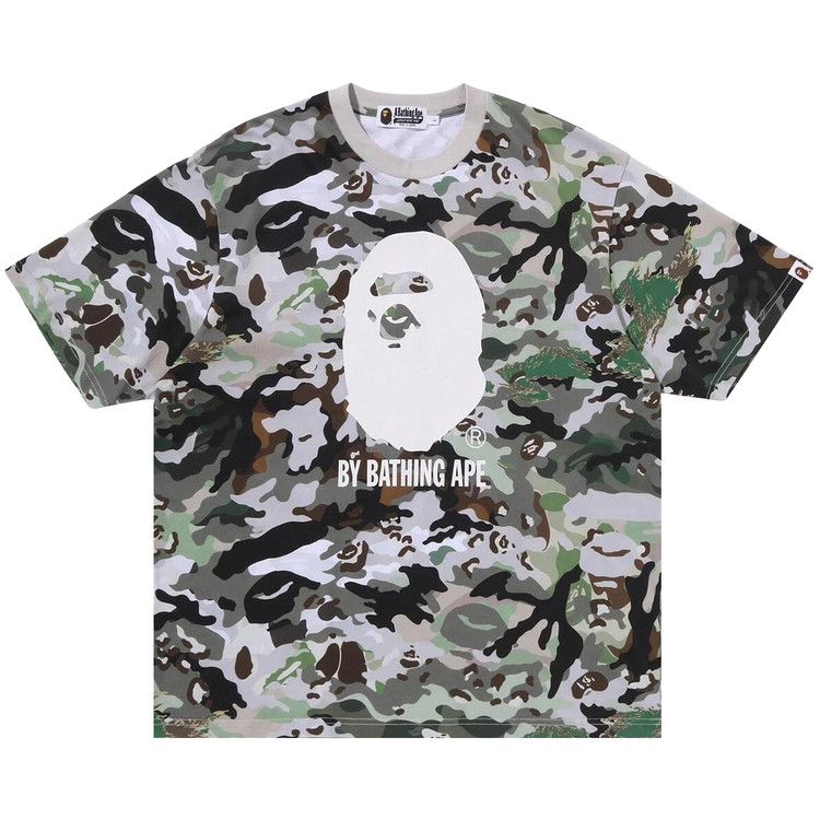 BAPE Hybrid Camo By Bathing Ape Relaxed Fit Tee 'Olivedrab'