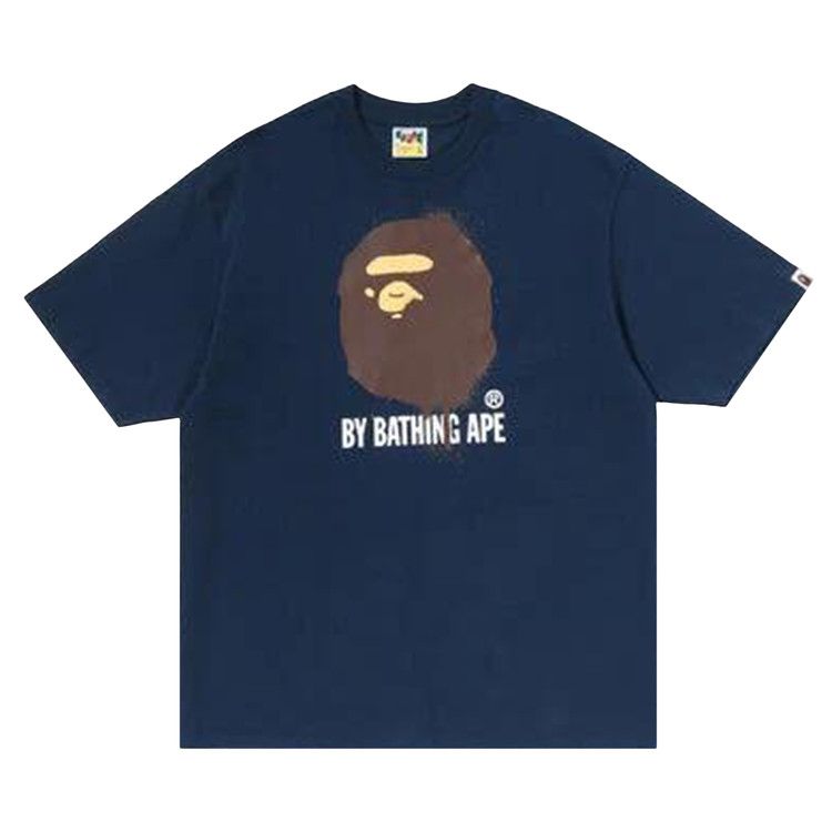BAPE Spray Print By Bathing Ape Relaxed Fit Tee 'Navy'