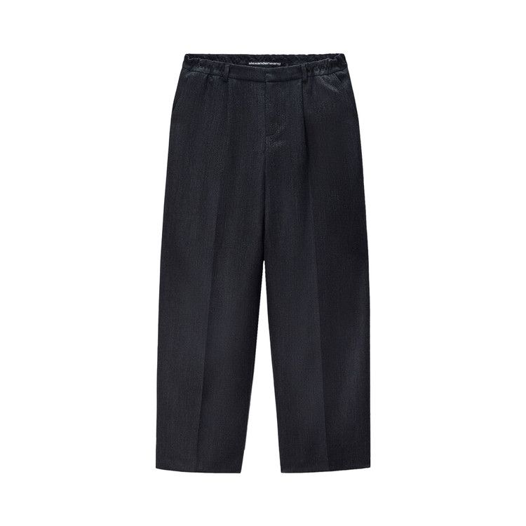 Alexander Wang Mid Rise Tailored Pants 'Black/Charcoal'