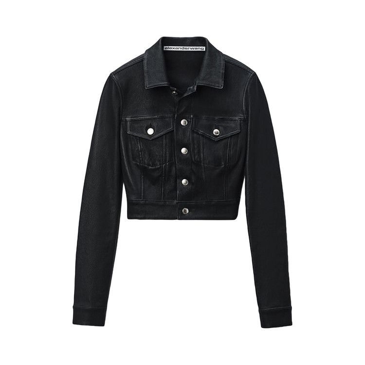 Alexander Wang Shrunken Trucker Jacket 'Black'