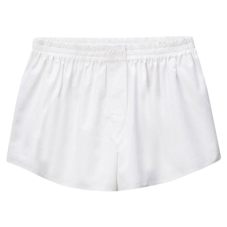 Alexander Wang Boxer Short W/ Allover Hotfix 'White'