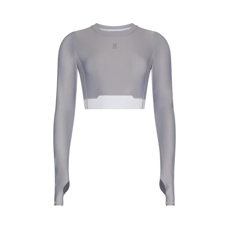 ON Train Long-Sleeve Crop 'Lilac'