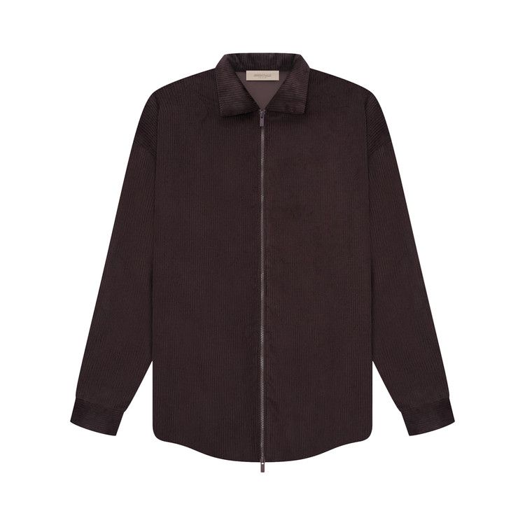 Fear of God Essentials Corduroy Shirt Jacket 'Plum'