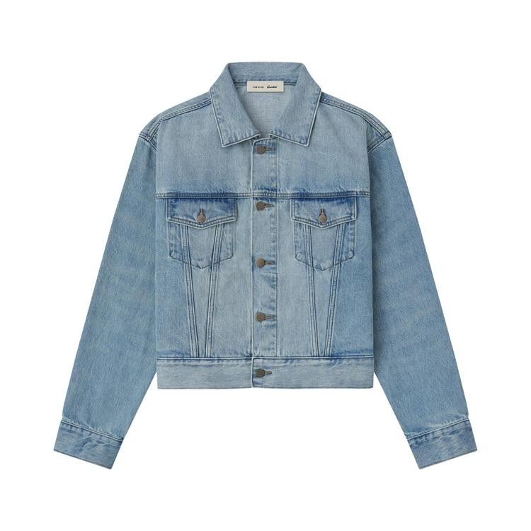 Fear of God Essentials Classic Denim Jacket 'Classic Blue'