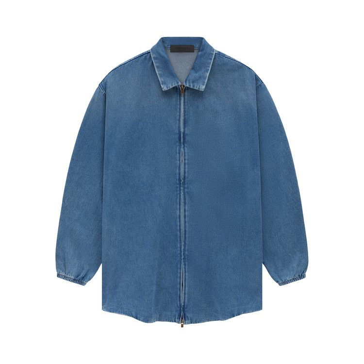 Fear of God Essentials Denim Overshirt 'Medium Wash'