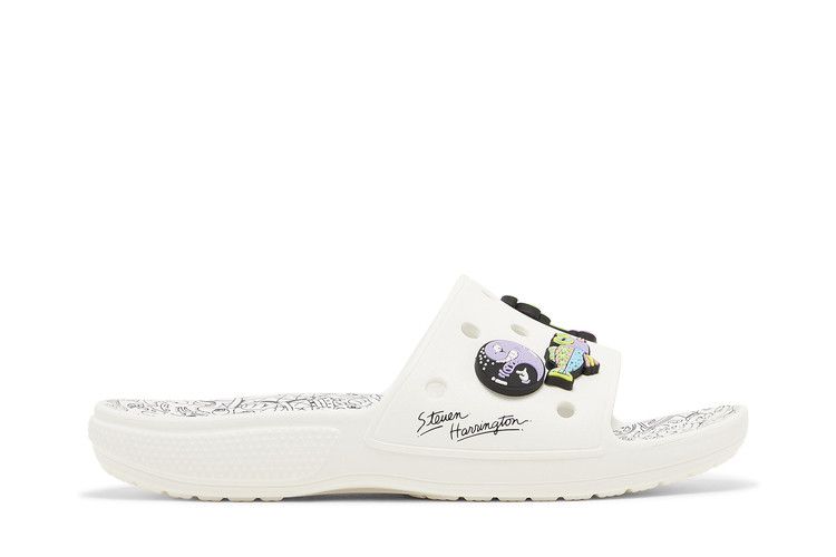 Steven Harrington x Crocs Classic Slide 'Quickstrike - White Black'