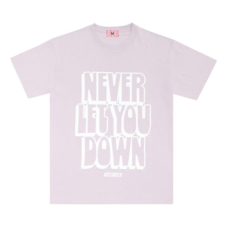 Flight Club Never Let You Down Tee 'Baby Purple/White'