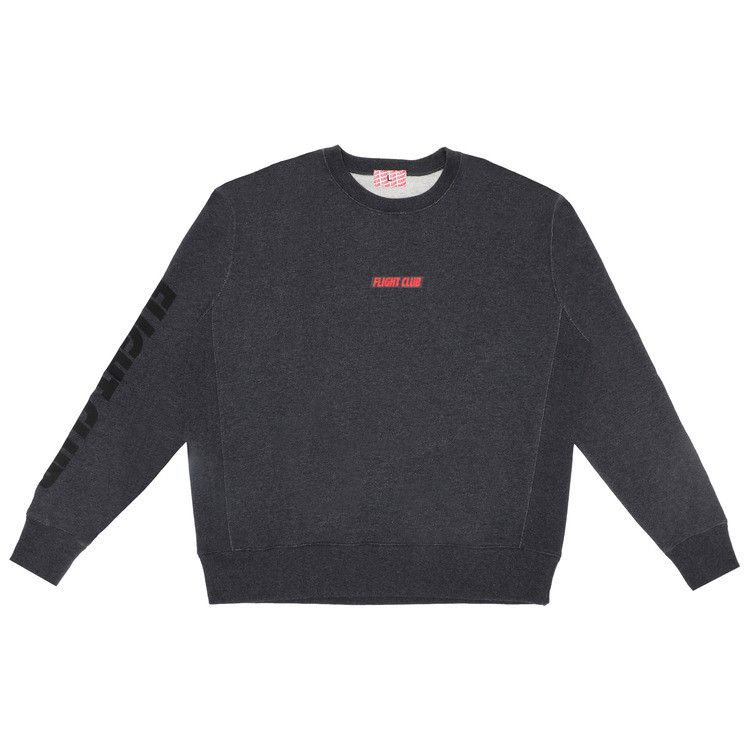 Flight Club Oversized Logo Crewneck 'Dark Gray'