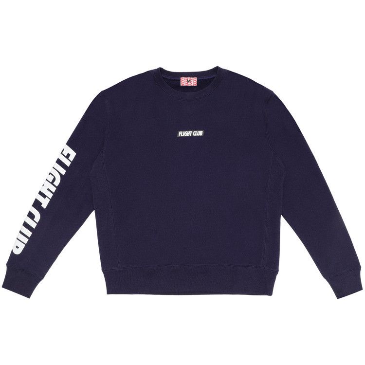 Flight Club Oversized Logo Crewneck 'Navy'