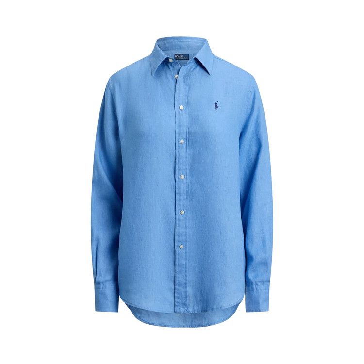 Polo Ralph Lauren Classic Long-Sleeve Button Front Shirt 'Blue'