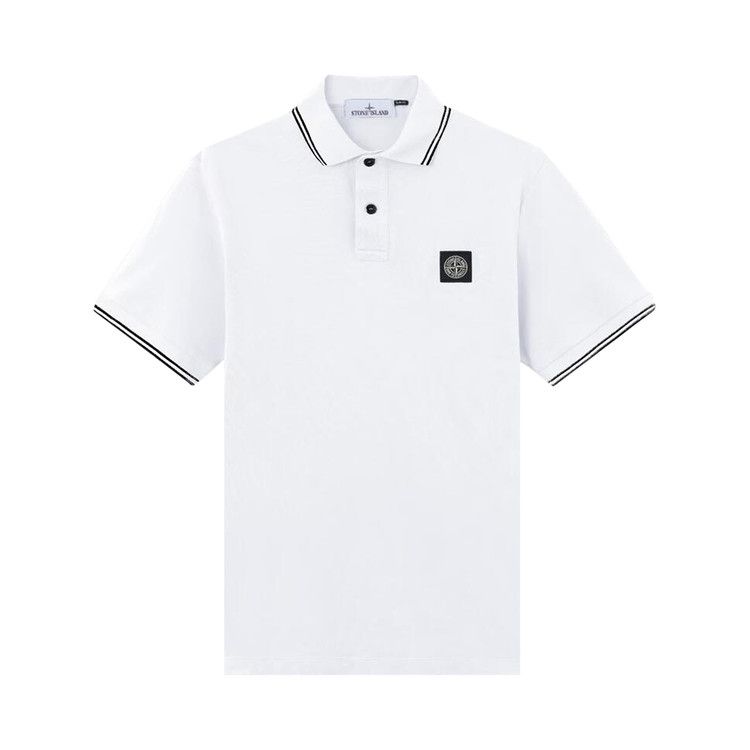 Stone Island Short-Sleeve Polo Shirt 'White'