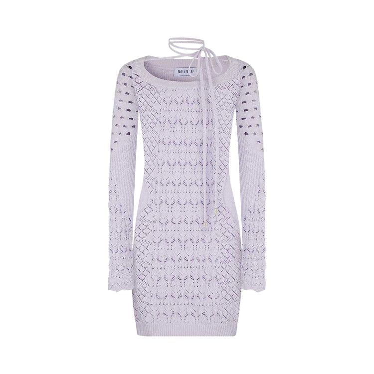 The Attico Taylor Mini Dress 'Lilac'
