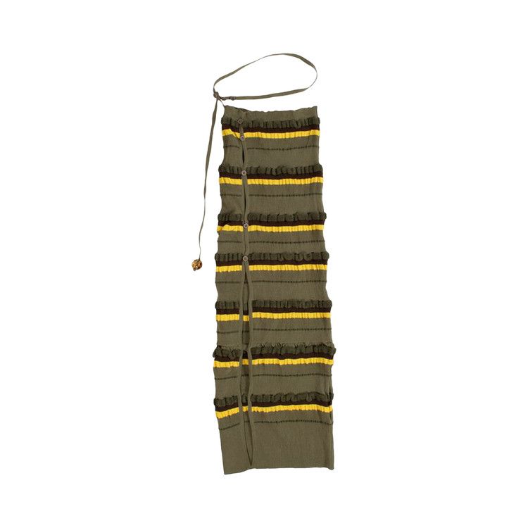 Jacquemus Le Maille Concha Midi Skirt 'Dark Green'