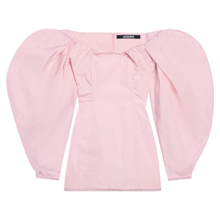 Jacquemus La Robe Taffetas Dress 'Light Pink'