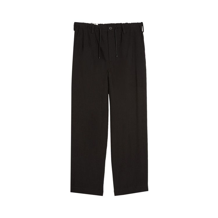 Dries Van Noten Drawstring Mid Rise Loose Fit Pants 'Black'