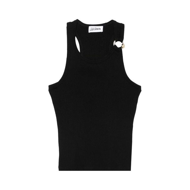 Jean Paul Gaultier Piercing Tank Top 'Black'