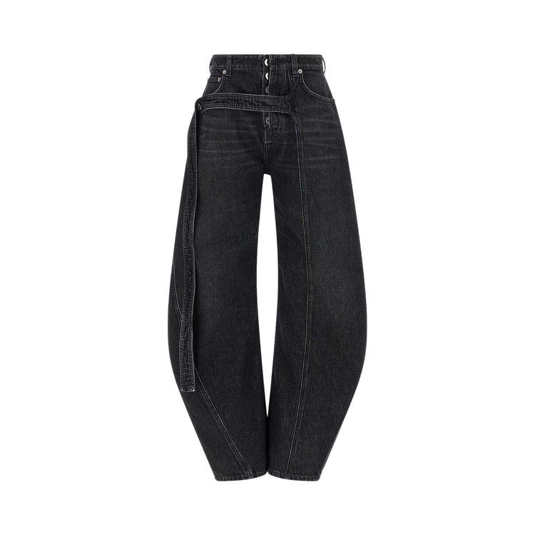 Jean Paul Gaultier Denim Strap Jeans 'Vintage Black'