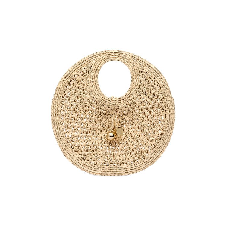 Jacquemus Le Petite Round Spiaggia Bag 'Natural'