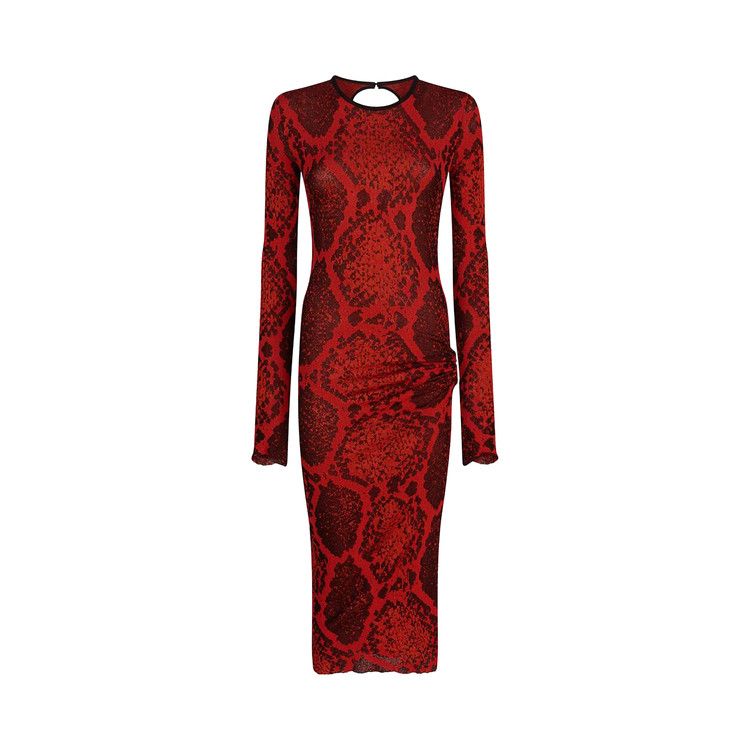 Attico Midi Dress 'Red'