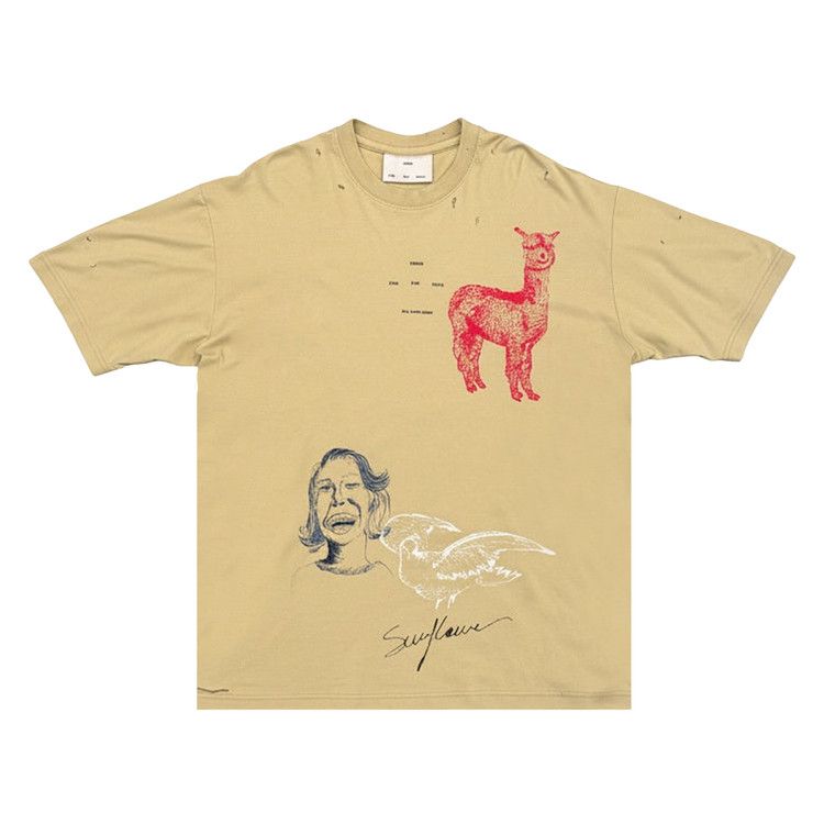Song for the Mute Sketchbook Oversized Tee 'Daikon'