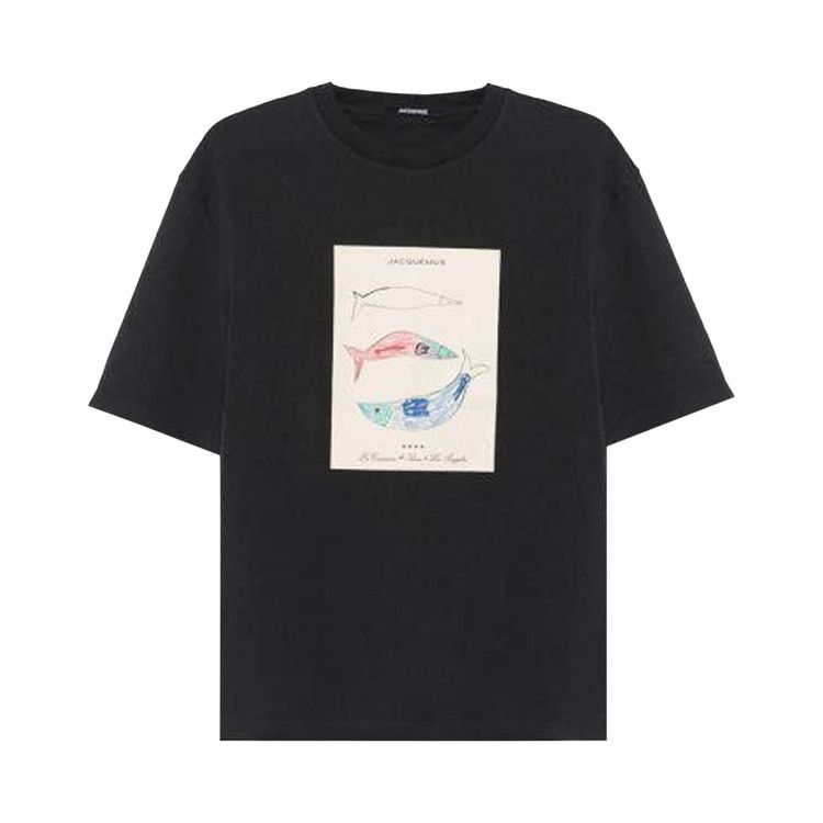 Jacquemus Postcard Printed T-Shirt 'Arty Hotel Navy'