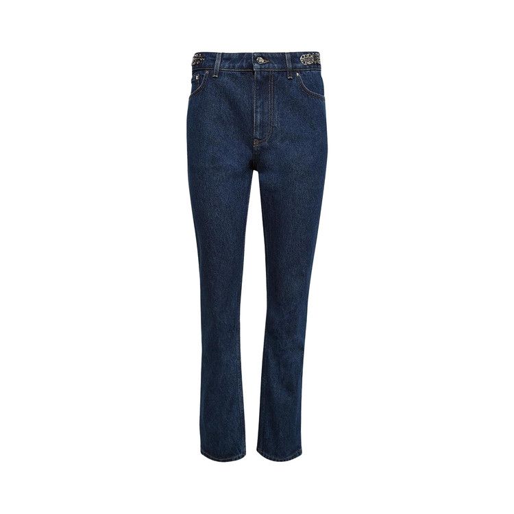 Rabanne Pantalon 'Dark Blue Denim'