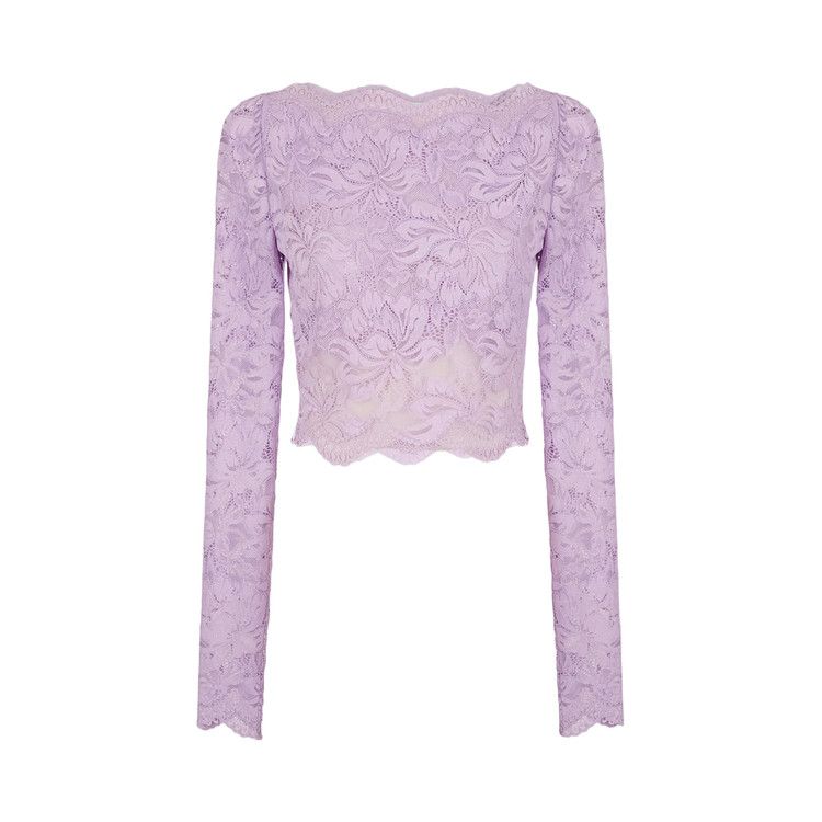 Rabanne Lace Crop Top 'French Lavander'