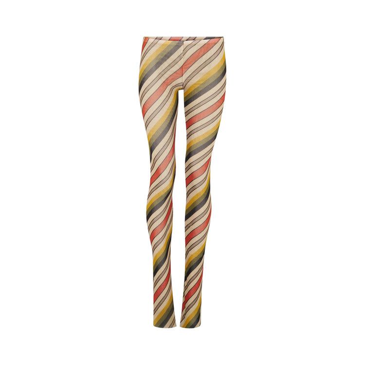Jean Paul Gaultier Mesh Flare Pant Printed "Retro Stripe" 'Multicolor'