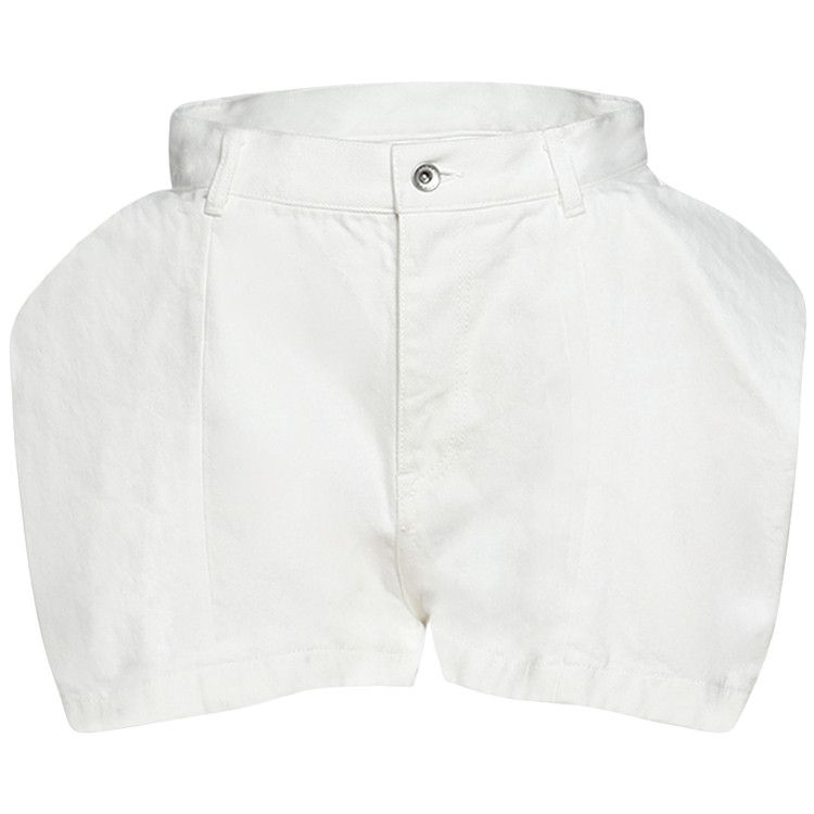 Sacai Denim Shorts 'Off White'