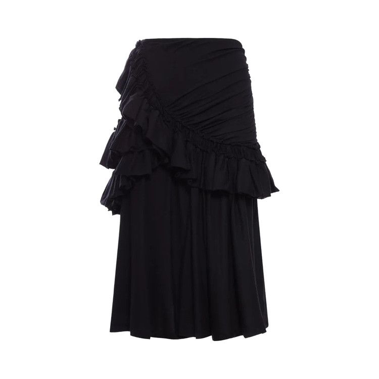 Dries Van Noten Extra Light Jersey Skirt 'Black'