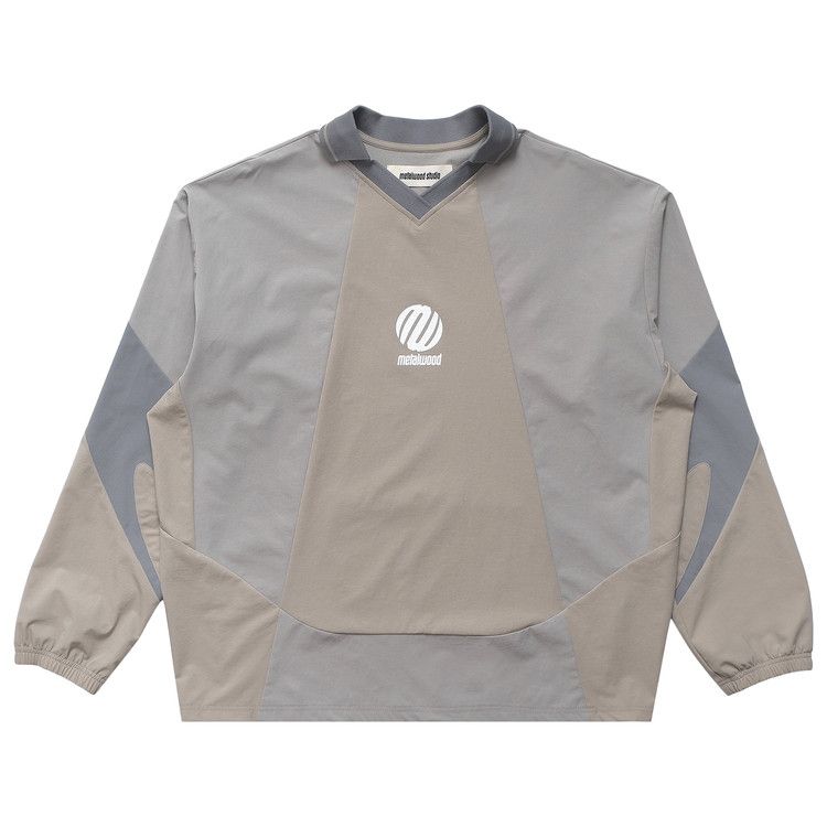 Metalwood Studio Machine Long-Sleeve Polo 'Tan'