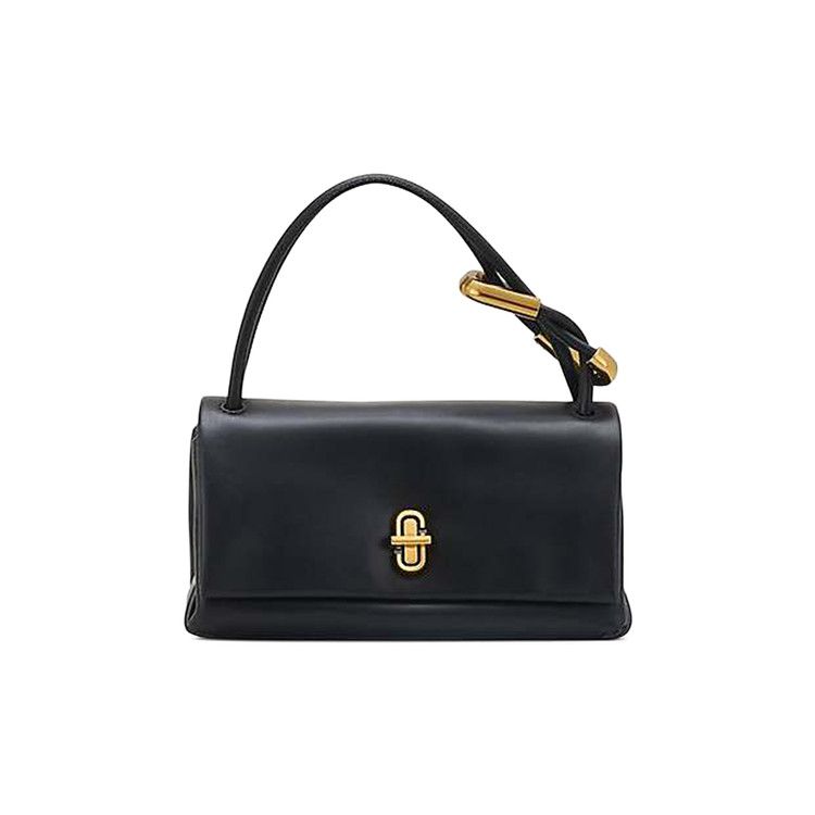 Marc Jacobs The Mini Dual Top Handle Leather Bag 'Black'