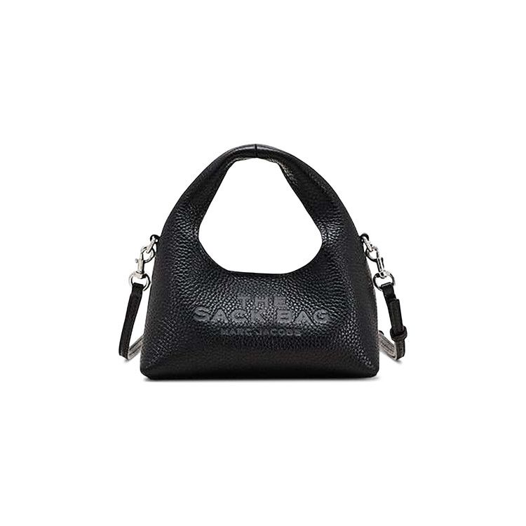 Marc Jacobs The Micro Crossbody Sack Leather Bag 'Black'