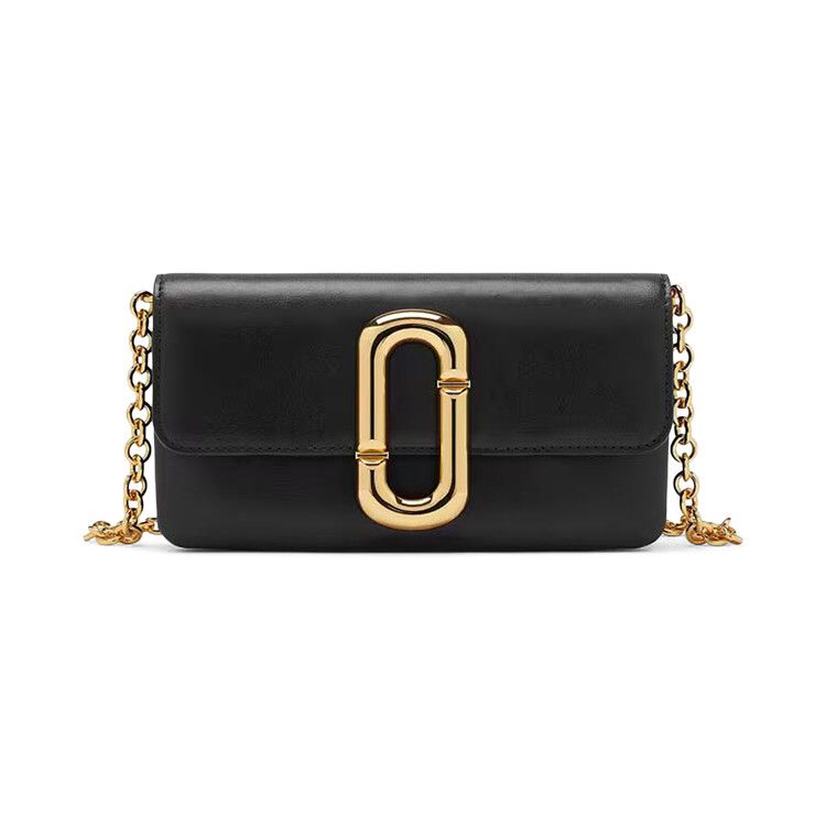 Marc Jacobs Wallet On Chain 'Black'