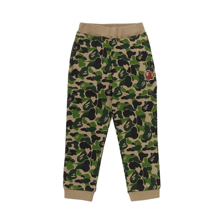 BAPE Kids ABC Camo Ape & Milo One Point Sweatpants 'Green'