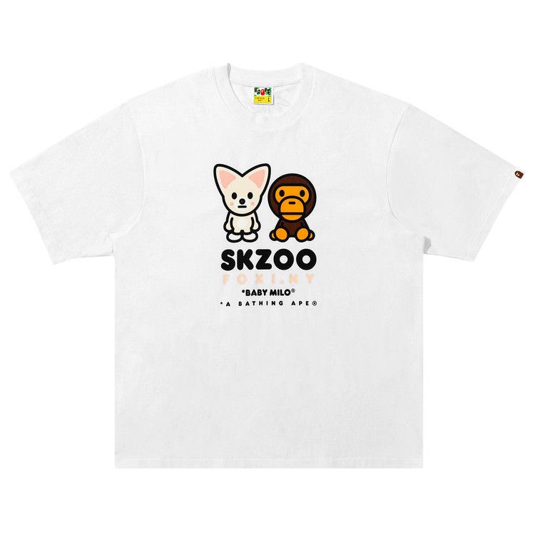 BAPE x Stray Kids Foxi.NY Baby Milo Tee 'White'
