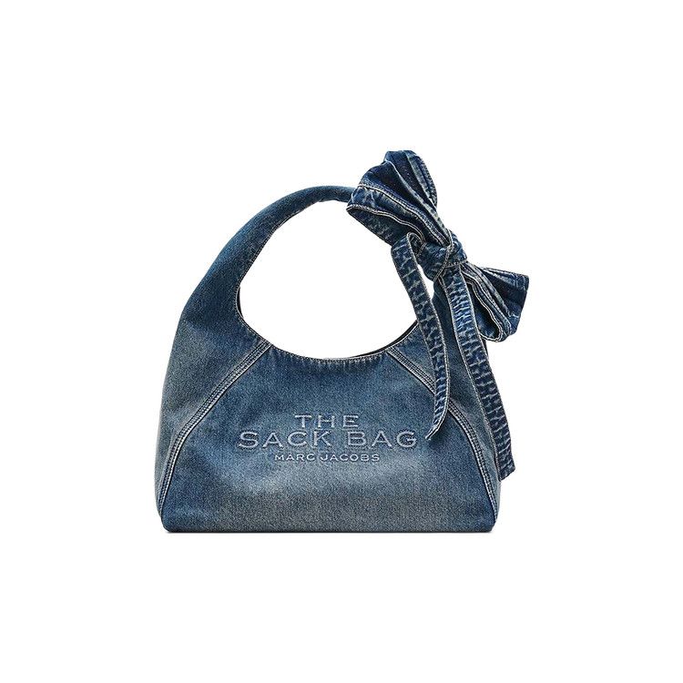Marc Jacobs Bow Denim Sack Bag 'Medium Wash'