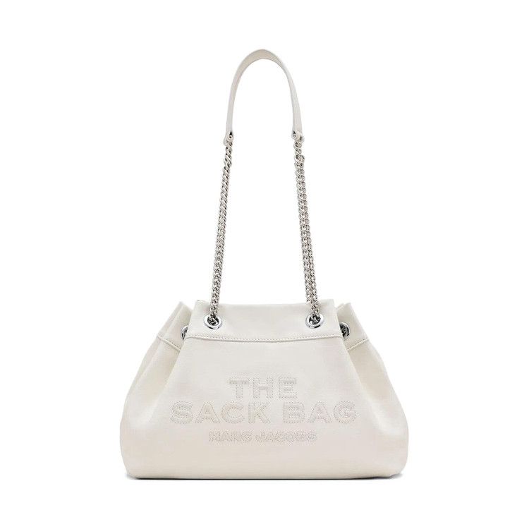 Marc Jacobs The Chain Sack Leather Bag 'White'