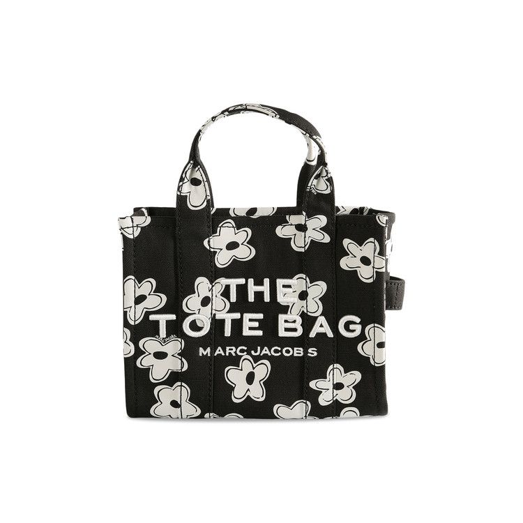 Marc Jacobs The Small Daisy Canvas Tote Bag 'Black/White'