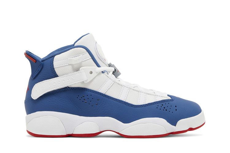Air Jordan 6 Rings GS 'White True Blue'